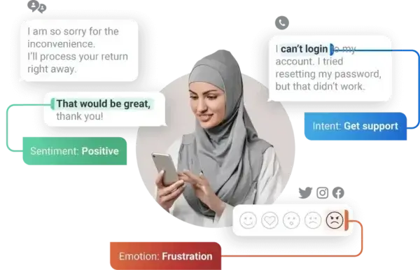 customer service responses to woman