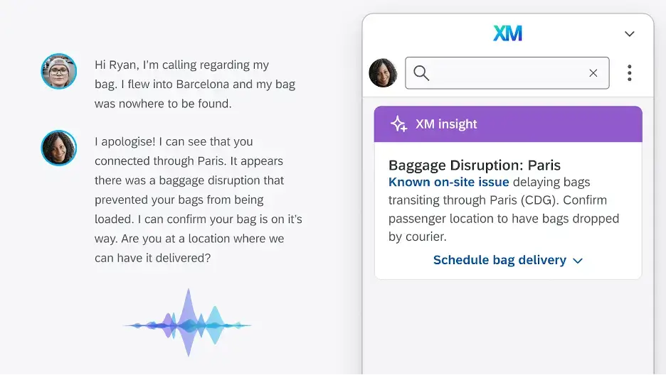 qualtrics xm insight example